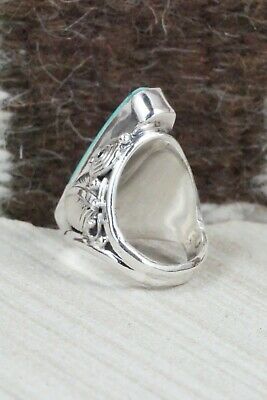Turquoise & Sterling Silver Ring - Darrell Morgan - Size 6