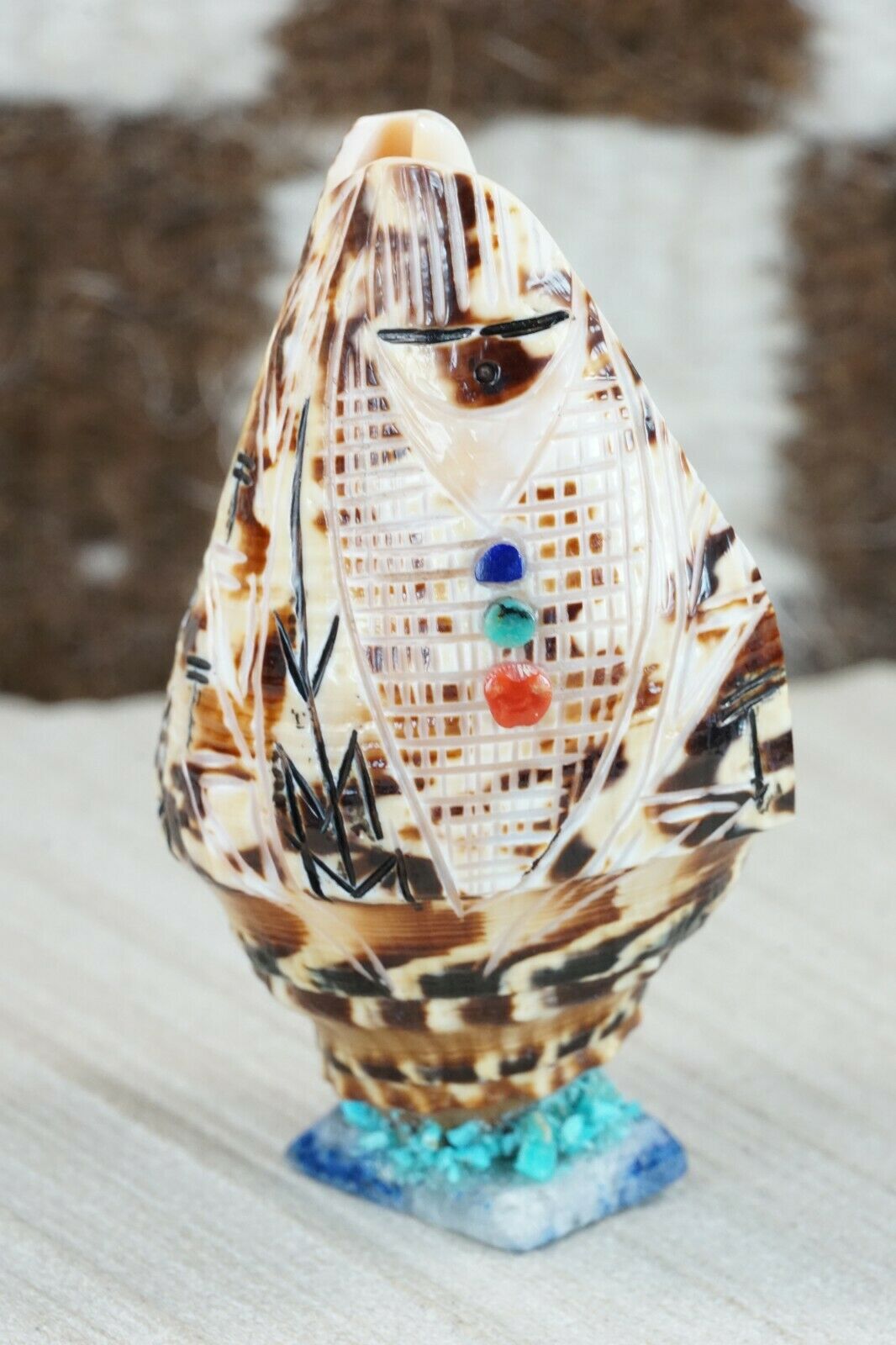 Corn Maiden Zuni Fetish Carving - Gloria Chattin