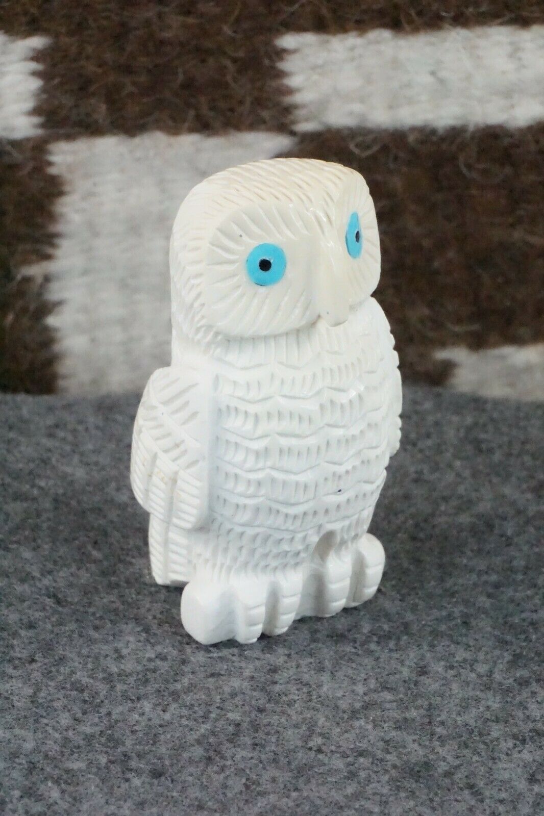Owl Zuni Fetish Carving - Christine Banteah