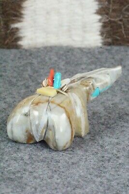 Badger Zuni Fetish Carving - Stewart Alanzo