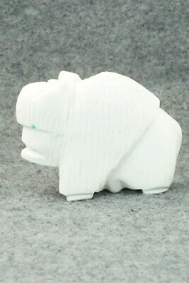 Buffalo Zuni Fetish Carving - Gilbert Lonjose