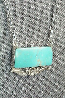 Turquoise & Sterling Silver Necklace - Greg Yazzie
