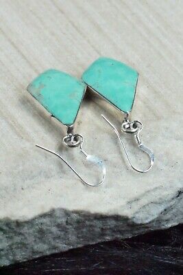 Turquoise & Sterling Silver Earrings - Irvin Tsosie