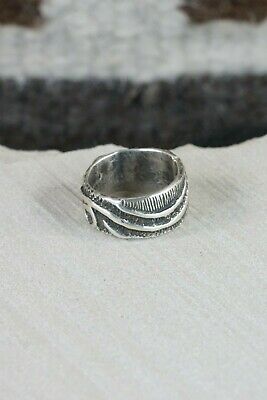 Navajo Sterling Silver Ring - Virgil Reader - Size 9 - High Lonesome Trading