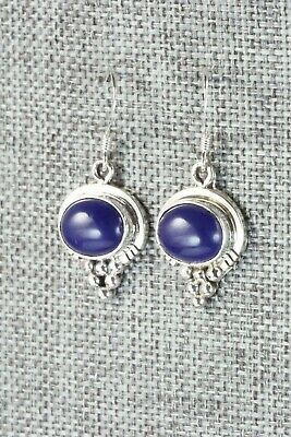 Lapis & Sterling Silver Earrings - Annie Spencer