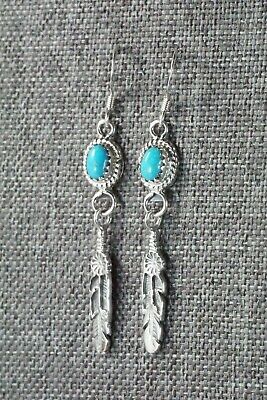 Turquoise & Sterling Silver Earrings - Harris Largo