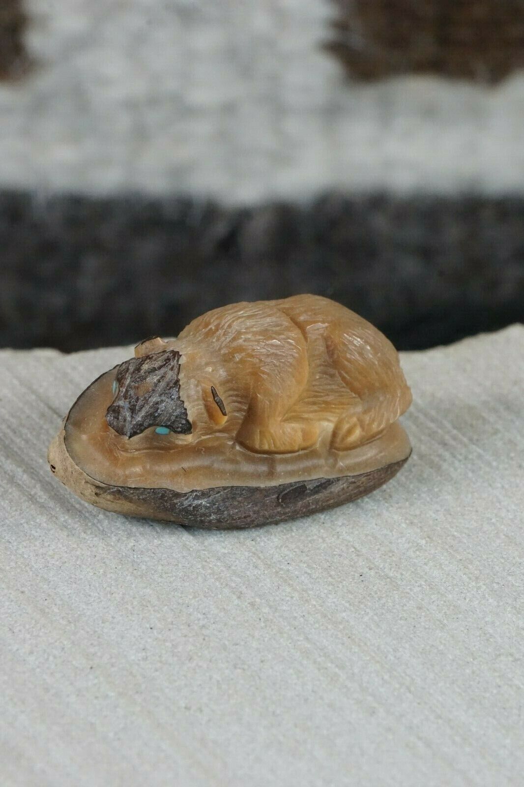Calf Zuni Fetish Carving - Chris Peina - High Lonesome Trading