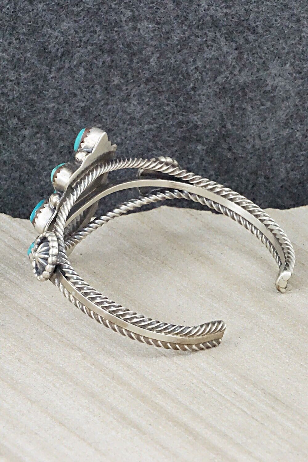 Turquoise & Sterling Silver Bracelet - Roberta Begay