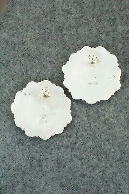 Turquoise & Sterling Silver Earrings - Justina Wilson