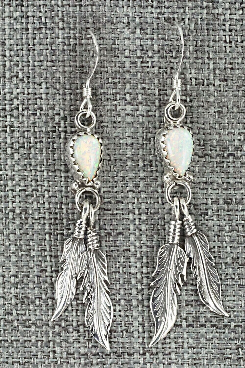 Opalite & Sterling Silver Earrings - Emery Spencer
