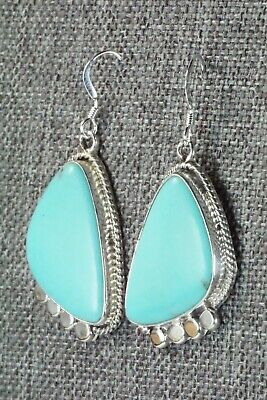 Turquoise and Sterling Silver Earrings - Sharon McCarthy