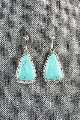 Turquoise and Sterling Silver Earrings - Sharon McCarthy