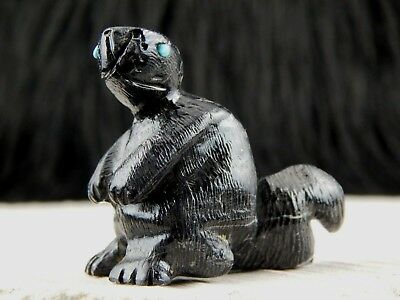 Squirrel Zuni Fetish Carving - Dane Malani - High Lonesome Trading