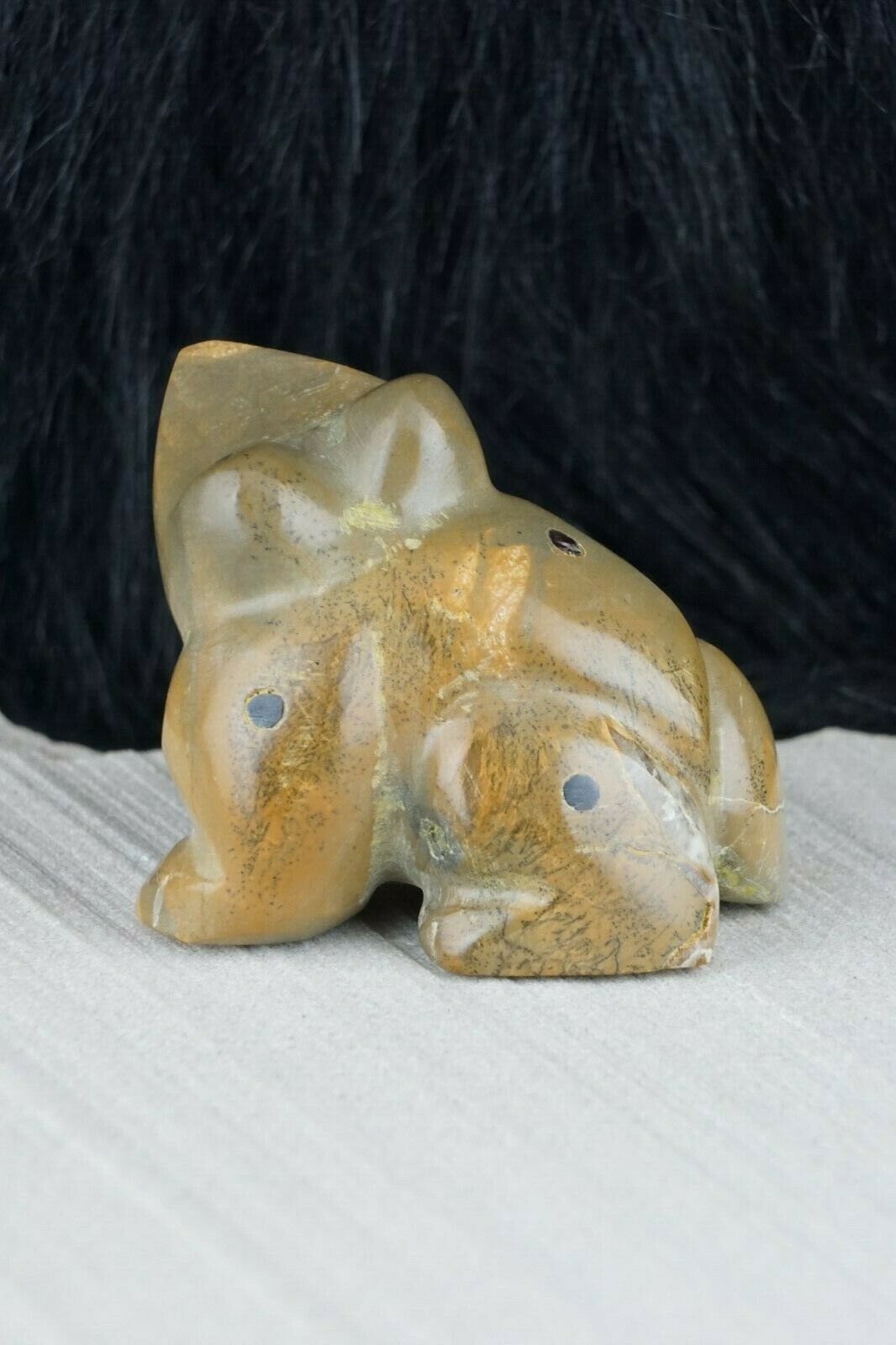 Frog Zuni Fetish Carving - Enrike Leekya - High Lonesome Trading