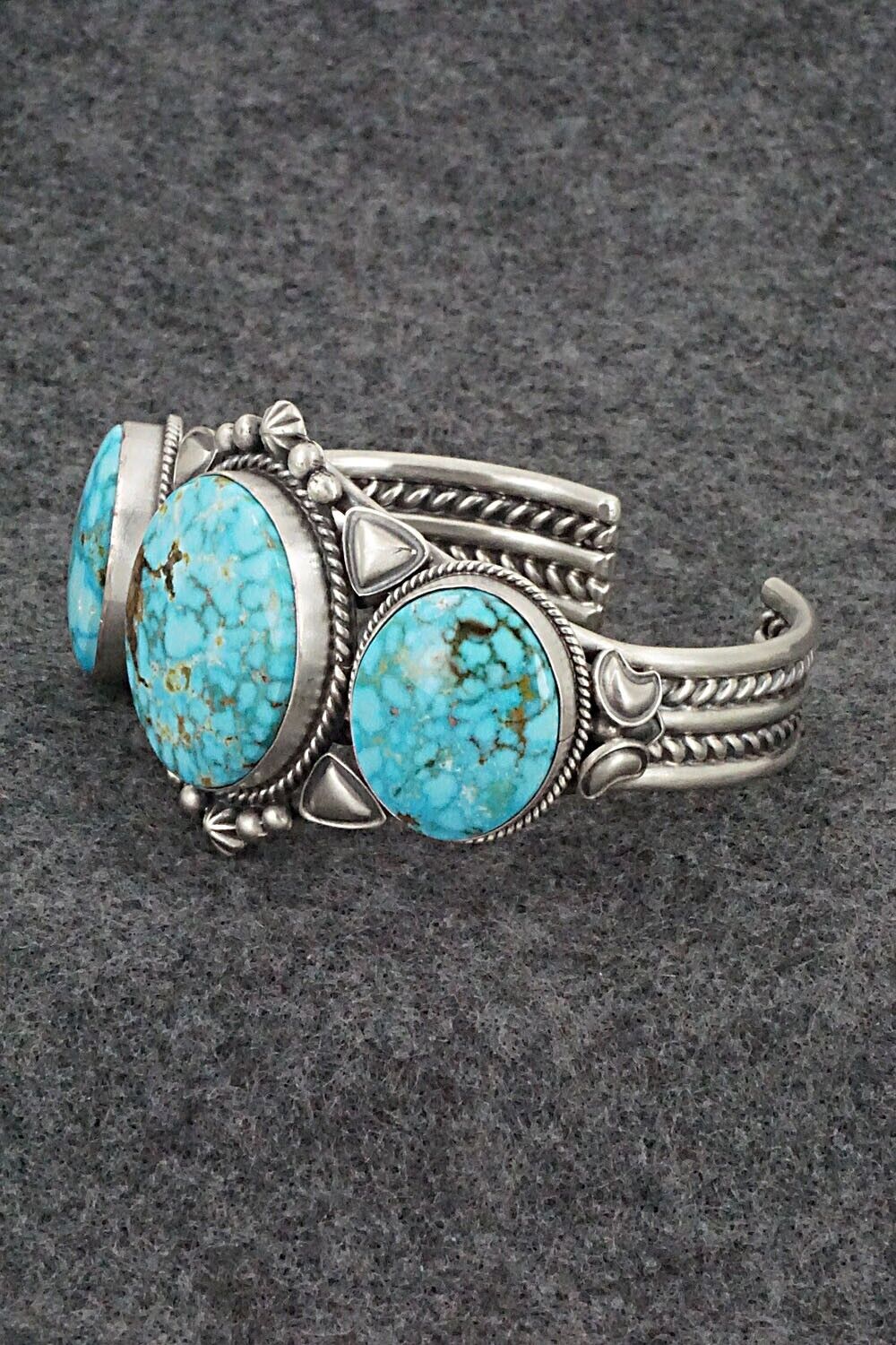 Turquoise & Sterling Silver Bracelet - Derrick Gordon