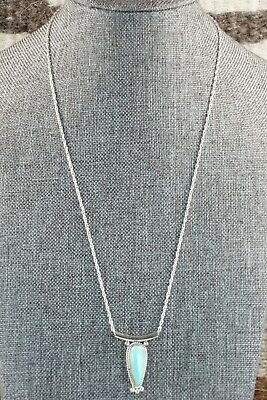 Navajo Turquoise & Sterling Silver Necklace - Sharon McCarthy