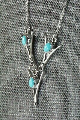 Turquoise & Sterling Silver Necklace - Verley Betone - High Lonesome Trading