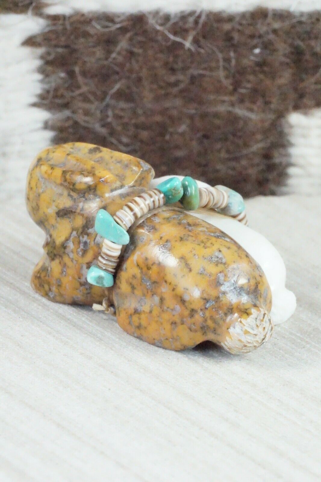 Rabbit Zuni Fetish Carving - Daisy Natewa - High Lonesome Trading