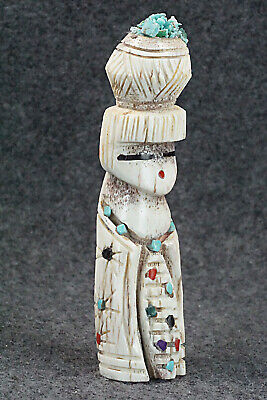 Corn Maiden Zuni Fetish Carving - Carl Etsate