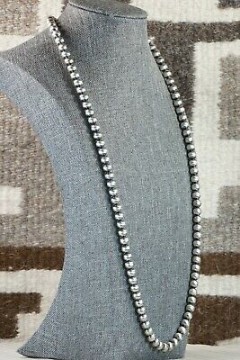 Navajo Sterling Silver Pearl Necklace - Jan Mariano