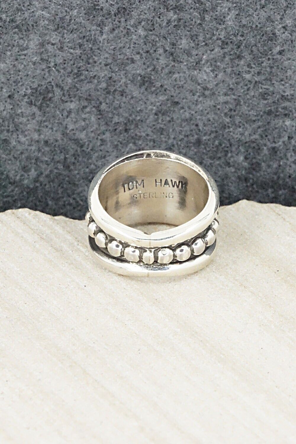 Sterling Silver Ring - Tom Hawk - Size 7.25