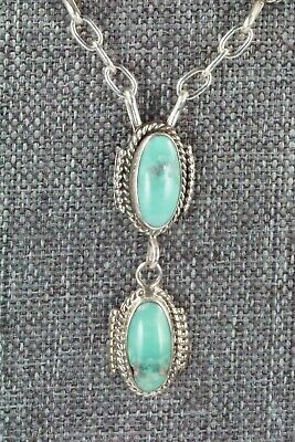 Turquoise & Sterling Silver Necklace - Jan Mariano