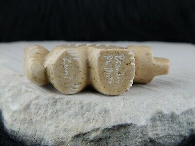 Wolf Zuni Fetish - Brandon Phillips - Zuni Wolf Carving - High Lonesome Trading