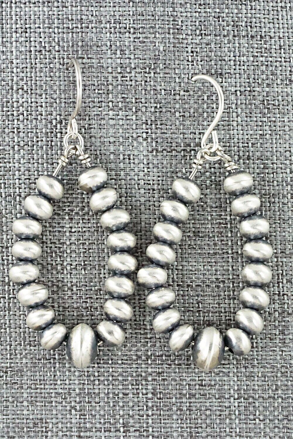 Sterling Silver Navajo Pearl Earrings - Jan Mariano