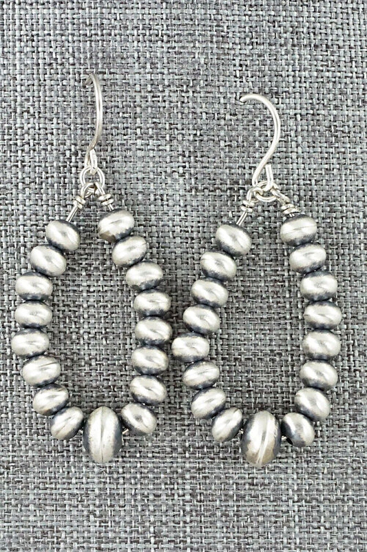 Sterling Silver Navajo Pearl Earrings - Jan Mariano
