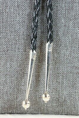 Zuni Inlay Dancer & Sterling Silver Bolo Tie - Marisa Selecion