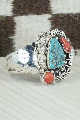 Turquoise & Sterling Silver Bracelet - Shirley Largo - High Lonesome Trading