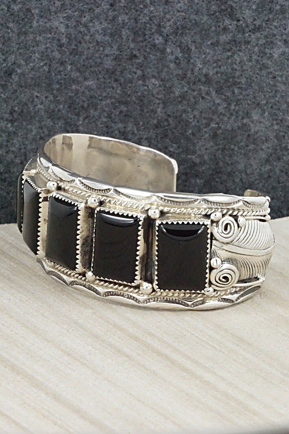Onyx & Sterling Silver Bracelet - Darrell Morgan