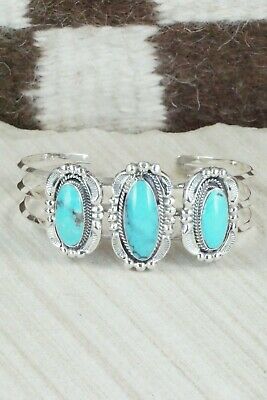Turquoise & Sterling Silver Bracelet - Irvin Tsosie
