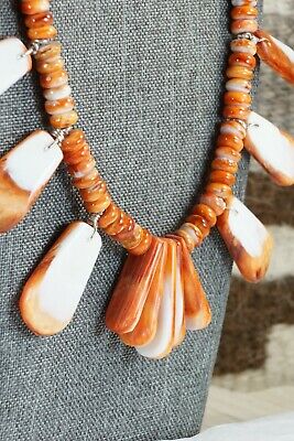 Santo Domingo Spiny Oyster Necklace - Lupe Lovato