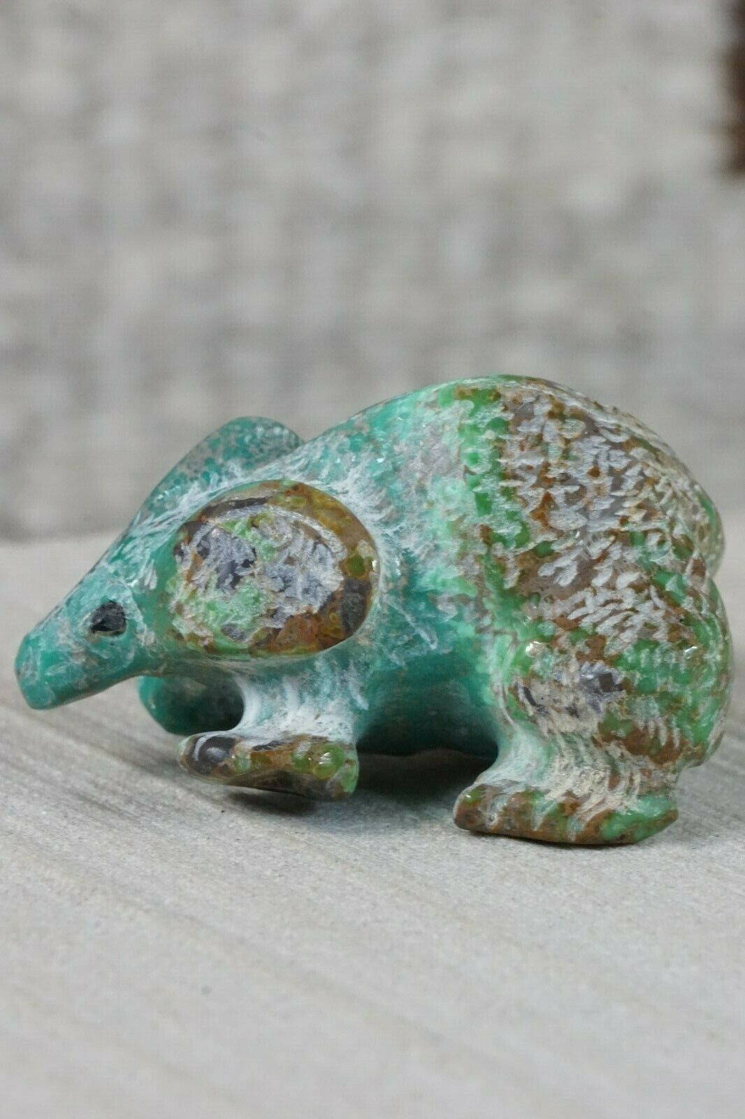 Mouse Zuni Fetish Carving - Russell Shack - High Lonesome Trading