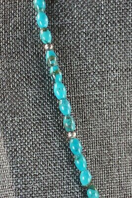 Navajo Turquoise & Sterling Silver Necklace - Native American