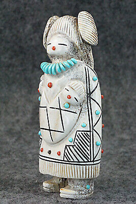 Corn Maiden Zuni Fetish Carving - Claudia Peina