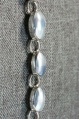 Navajo Abalone Shell and Sterling Silver Link Bracelet - Native American
