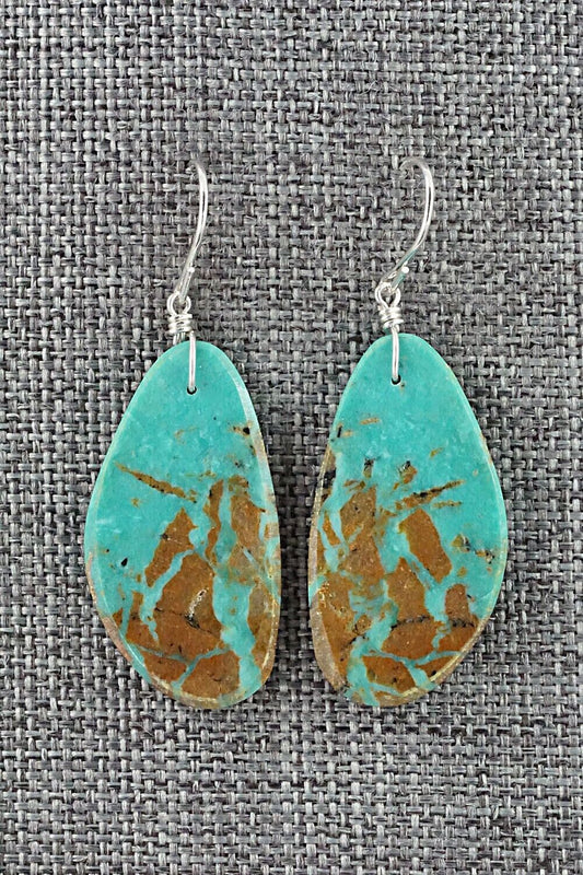 Turquoise & Sterling Silver Earrings - Sharon Abeyta