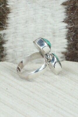 Turquoise and Sterling Silver Ring - Pricilla Reeder - Size 7.25