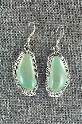 Turquoise & Sterling Silver Earrings - Lee Shorty