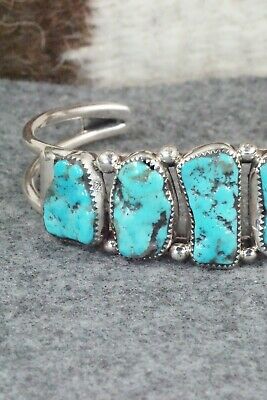 Turquoise and Sterling Silver Bracelet - Pricilla Reeder