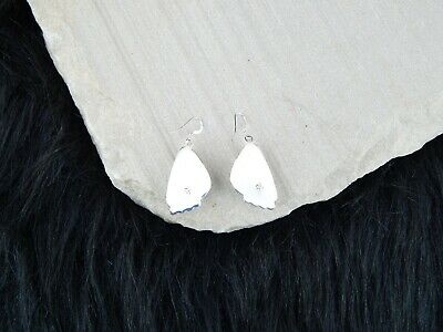 Navajo Turquoise & Sterling Silver Earrings - Genevieve Francisco - High Lonesome Trading