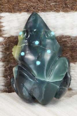 Frog Zuni Fetish Carving - Ronnie Lunasee