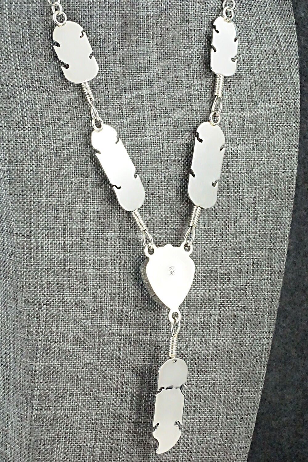 Turquoise & Sterling Silver Necklace - Gilbert Smith