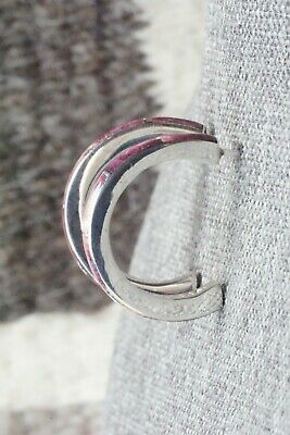 Spiny Oyster & Sterling Silver Earrings - Charles Hustito