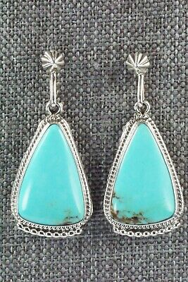 Turquoise & Sterling Silver Earrings - Sharon McCarthy