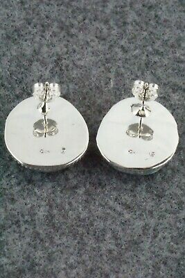 Turquoise & Sterling Silver Earrings - Verley Betone
