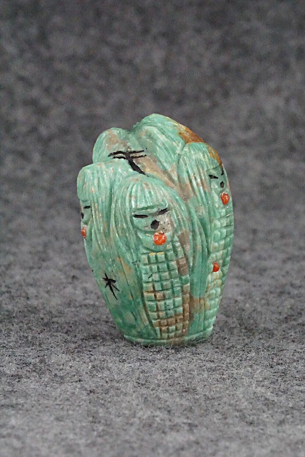 Corn Maiden Zuni Fetish Carving - Sandra Quandelacy