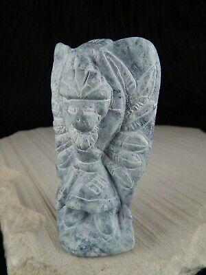 Eagle Dancer Zuni Fetish Carving - Narren Bowannie - High Lonesome Trading
